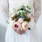 Wedding Wholesale European And American Outdoor Style Bride Holding Flowers Wedding Forest Decoration Hand Bouquet