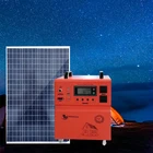 System Hot Selling High Brightness Modern Outdoor Camping Lithium Battery Rechargeable Solar System