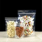 Bags Stand Up Plastic Bags Moisture Proof Resealable Stand Up Pouch Transparent Plastic Bags With Zipper