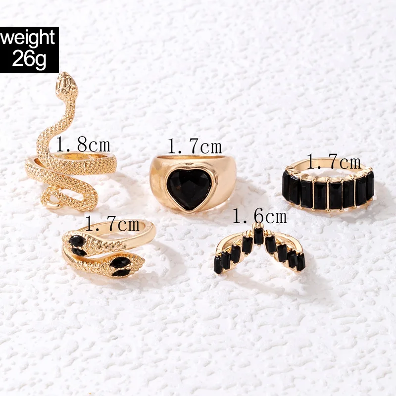 15mm-18mm different size Finger Rings Sets Fashion Women Snake Rings Crystal Diamond Wedding Rings Engagement Rings Girls Gifts.jpg