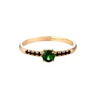 Silver Jewellery Rings Sterling Silver 925 Jewellery Black Cz Emerald Gemstones Wedding Rings Engagement