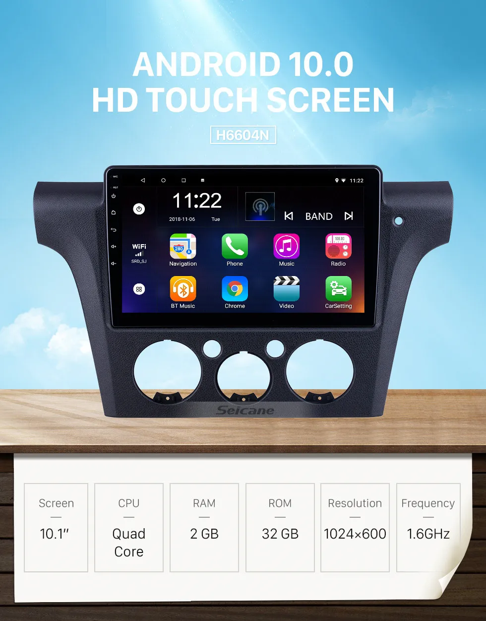 Bbzl Android Hd Touchscreen Inch For Mitsubishi