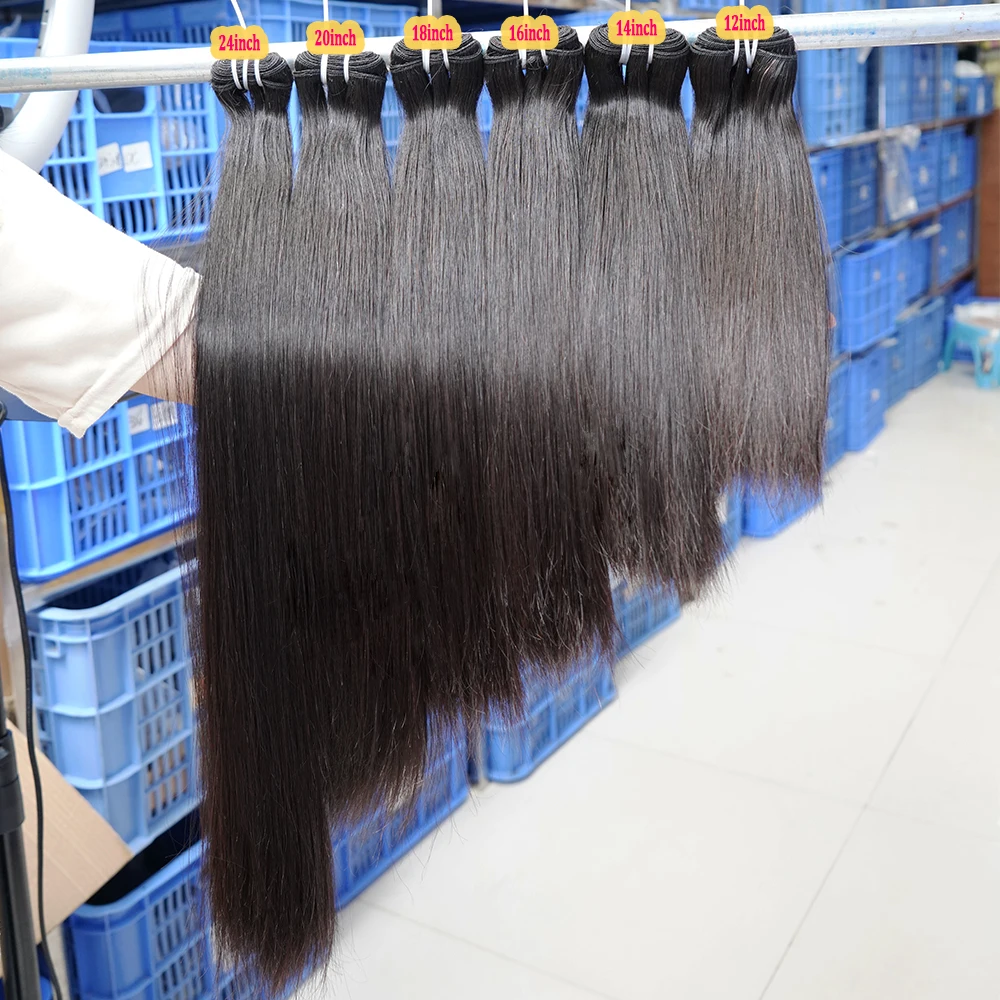 100% Human Raw Vietnamese Hair Bundles Vendor Wholesale Raw Cuticle Aligned Hair 12A Indian Cuticle Aligned Raw Hair bundle