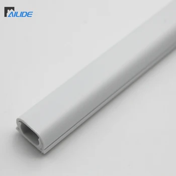 pvc square wiring duct white floor casing fire-resistant wear-resistant plastic slotted cable channel 12x8