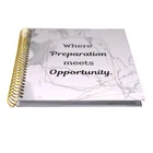 Planner Diary Planner Manufacturer Manufacture High Quality Gold Spiral Marble Planner Printing