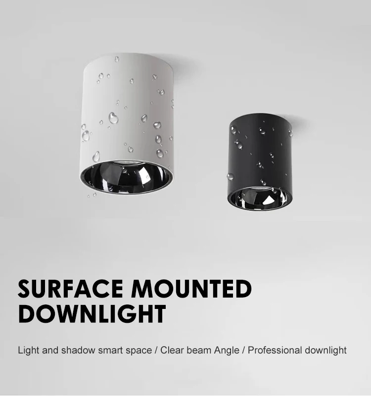 lc1073 high power engineer type round down led light 10w 15w 20w 30w aluminum surface mounted down light-0