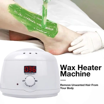 Wax Warmer Paraffin Wax Heater Machine Feet Mini SPA Hand Machine Body Depilatory Hair Removal Tool With 400g wax beans