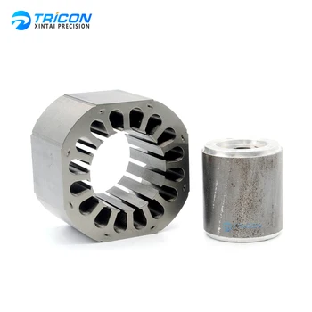 High speed AC motor rotor and stator laminated iron core stamping motor core for heat elimination fan