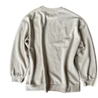 Crewneck Casual Comfortable Blank Lightweight Fleece Long Sleeve Crewneck Pullover Sweatshirt For Women Oversizeed