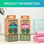 New Corn New Eco Friendly Flushable Corn Starch Compostable Dog Poop Pet Waste Bag