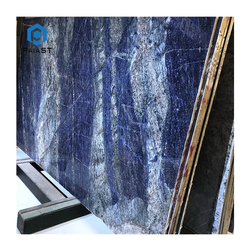 product customized sizes sapphire blue marble slab tiles price for hotelhomevilla decoration-0