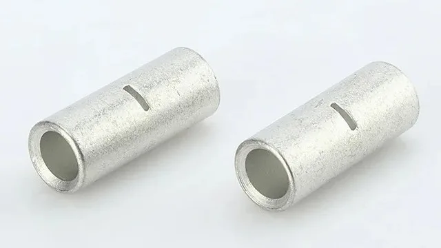 Bn Series Middle Naked Tube Butt Electric Crimp Copper Connectors Cold