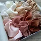 Style Silk New Style 100% Pure Mulberry Multi Color Silk Hair Scrunchies For Women Hair Ties Scrunchies