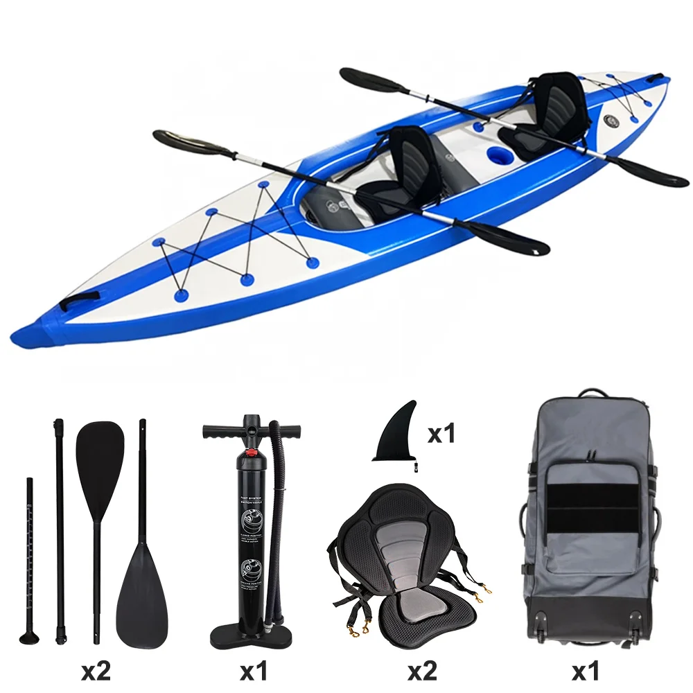 Factory Directly Inflatable Pvc Kayak Drop Stitch Kayak 1 Person