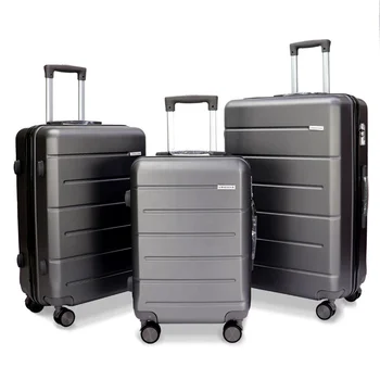 2023 factory wholesale ABS PC V0260 20" 24" 28" travel luggage suitcase set
