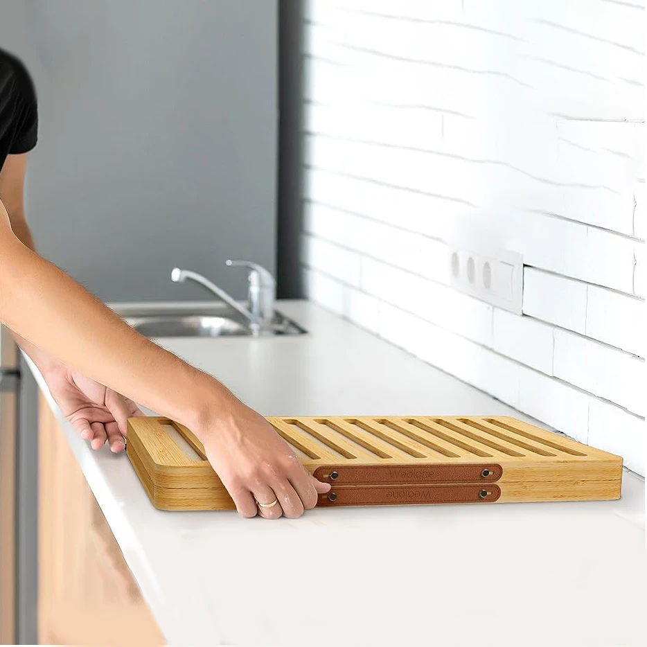 Kitchen Accessories Bamboo Wood Over Sink Drainer Dish Rack Mat Foldable Bamboo Fast Drying Diatomaceous Earth Stone Rack Mat