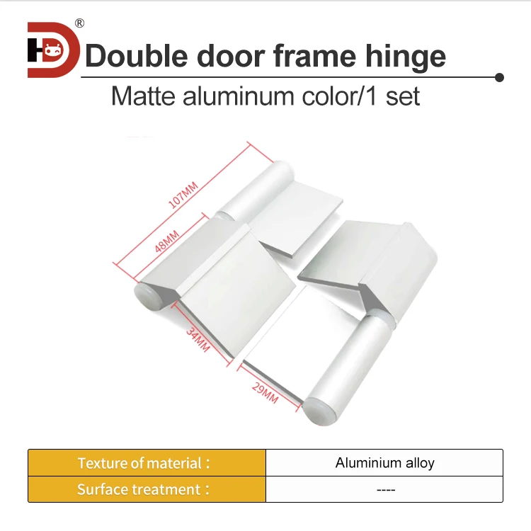Cleanroom Aluminum Profile Double Door Frame Single Door Frame Hinge Clean Workshop Aluminum Profile Accessories Hinge supplier