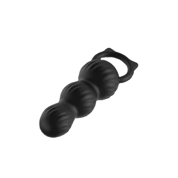 Our Own Manufacturer Top Quality Sex Toys Black Dildo Anal Butt Plug For Female