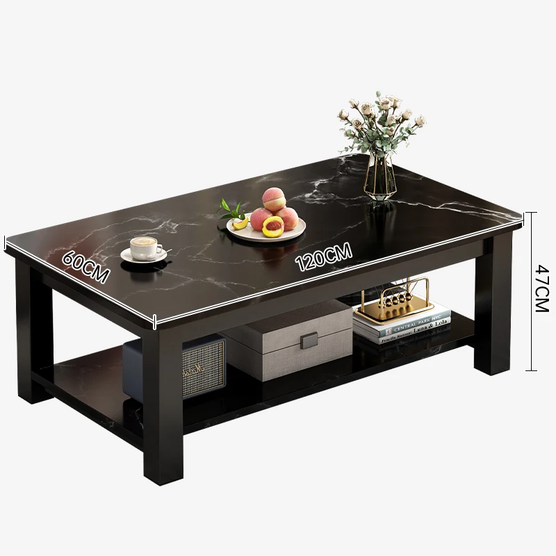 Italian large table simple wood coffee table for home luxury living room