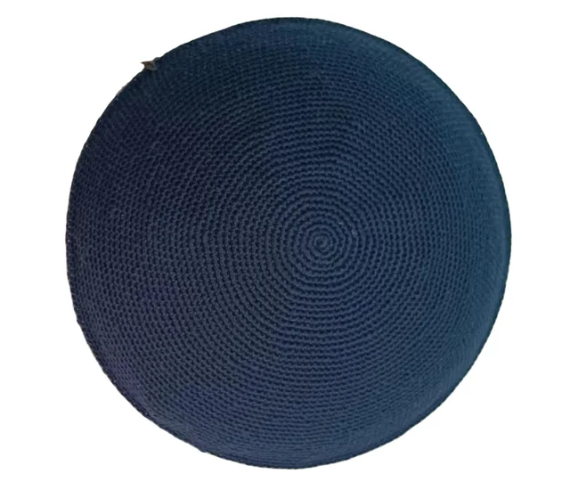 Factory Custom Thin thread Knitted Kippah, 100% Cotton DMC Hand Knitted Kippah Hat, DMC Kippah Yamaka Kippa Yarmulke Skull 004