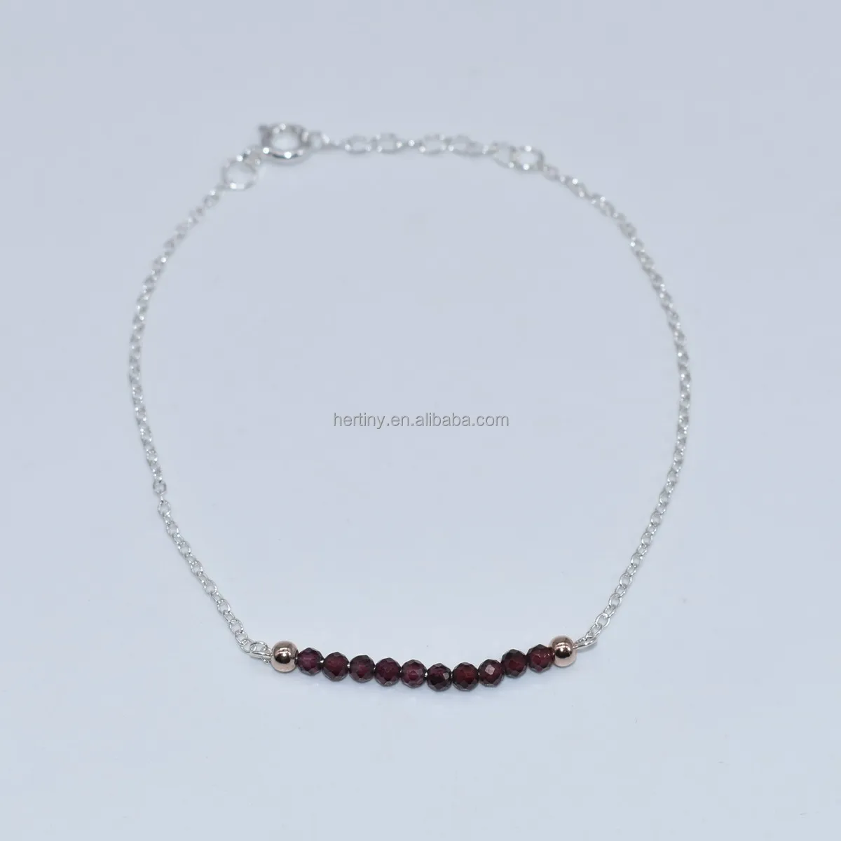 R Garnet Stone Beaded Gemstone January 