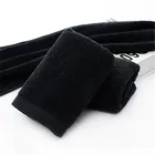 Black Towel Colorful Towels Cotton Black Color Bath Hand Towel Wholesale Custom Embroidery Lettering Tide Logo