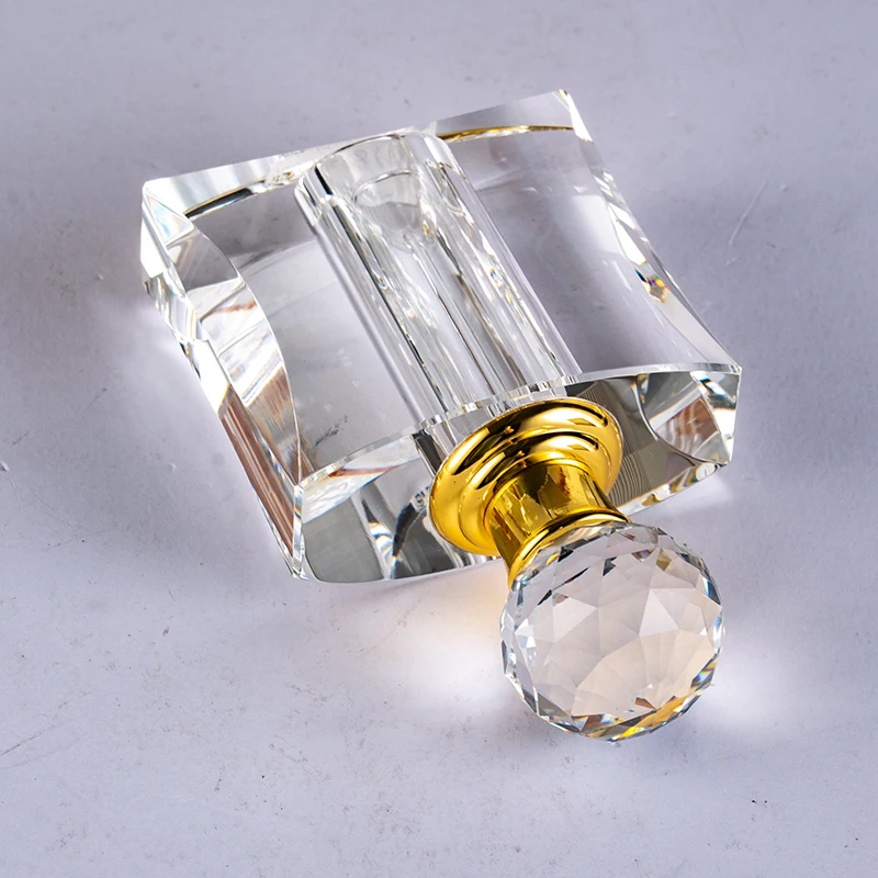product high quality wholesale flat 12ml glass empty bottle elegant crystal perfume bottle-5