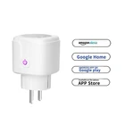 Mini Plug Socket Mini US Wifi Plug Voice Control Smart Socket Work With Alexa Google Home Tuya APP