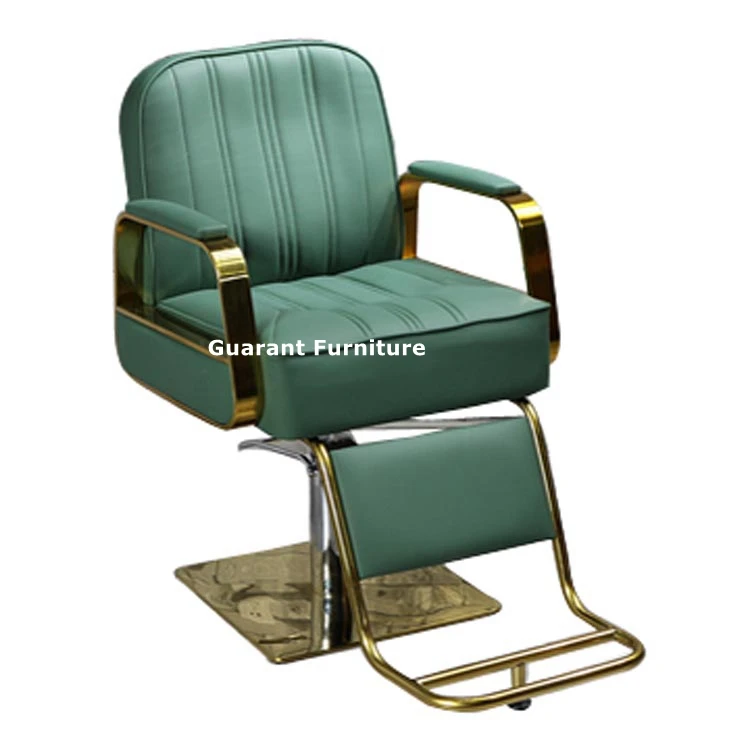 salon chair green