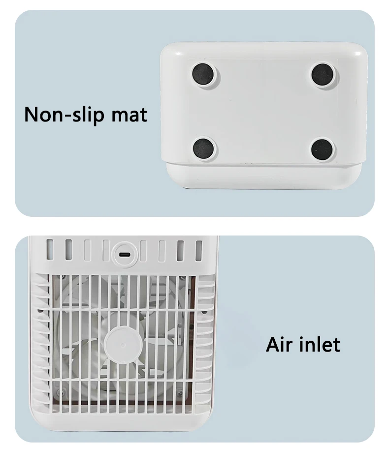 Usb Rechargeable Air Conditioner, Portable, Battery, Plastic - detail 22