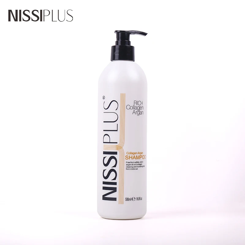 NISSIPLUS OEM/ODM factory price hair growth solution anti-dandruff and nourishing argan collagen shampoo