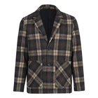 Cashmere Men Stylish Autumn Winter Short Cashmere Overcoat Casual Wool Coat Premium Blend Coat For Men