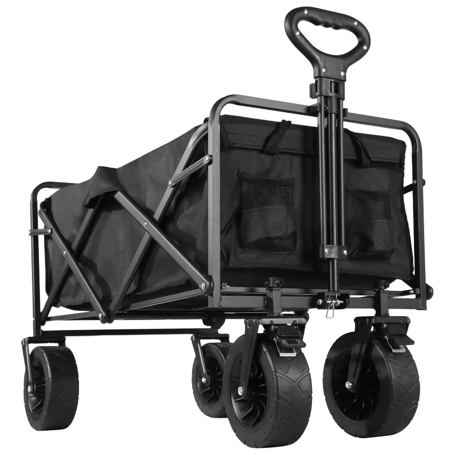 Bestselling heavy-duty picnic handcart garden camping vehicle portable foldable outdoor folding handcart