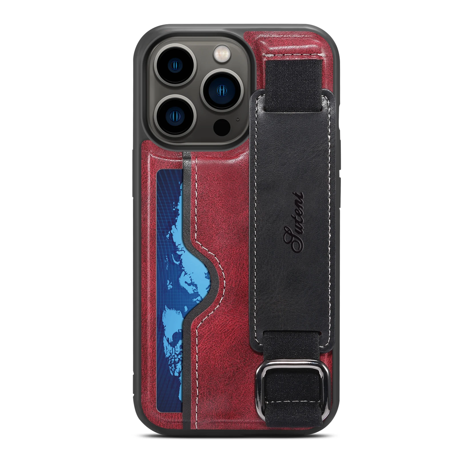 Suteni Capa Para Cartão De Banco De Celular,Capa De Celular Com Cartão De  Crédito Para Iphone 13 Pro Max 12 Pro,Com Bolsa Para Cartão - Buy Correia  De Pulso Carteira,Caso De Telefone