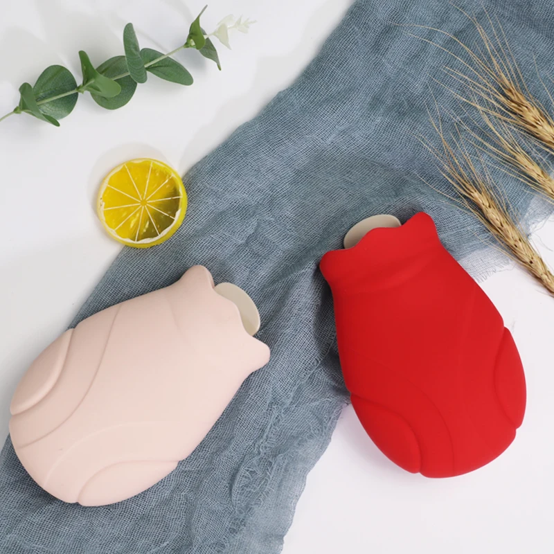 ODM & OEM Mini  Hand Warmer Pouch Reusable Waterproof  Silicone  Hot Water Bottle Bag
