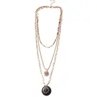 Shell Pendant Secret Eye Natural Shell Pendant Necklaces Women Simple Style Cp Chain Choker Necklaces