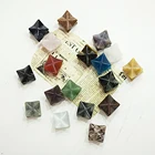 Stone Merkaba Natural Stone Quartz Crystal Pink Blue Reiki Healing Merkaba Dowsingpendant Pendulum