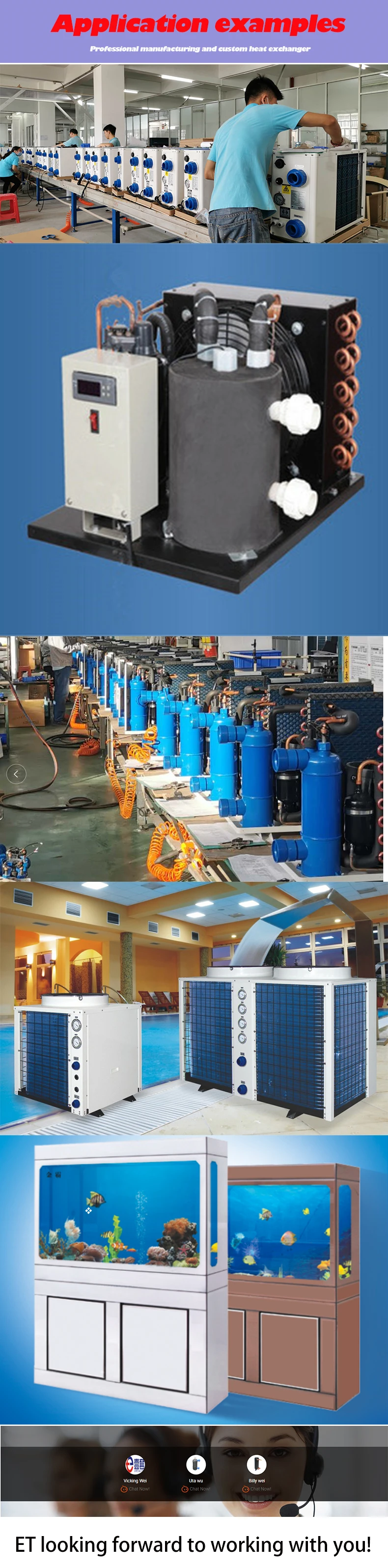 Aquarium Chiller, --, Tube Heat Exchanger - detail 8
