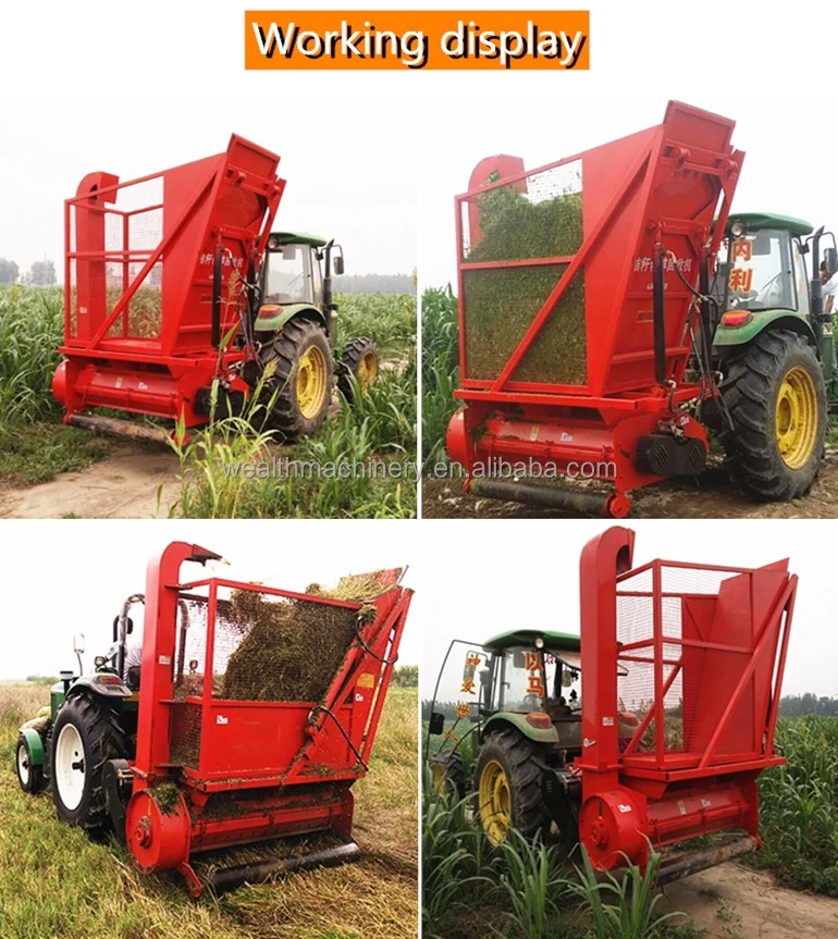 Tractor Mounted Corn Silage Harvester Forage Harvester Chopper Corn