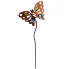 Butterfly Decoration Decorative Garden Stakes Liffy Handmade Butterfly Metal Stakes With Glass For Garden Decoration