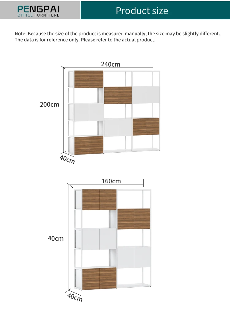 Pengpai style MDF doll house bookshelf wooden living room bookshelf etagere bookcase
