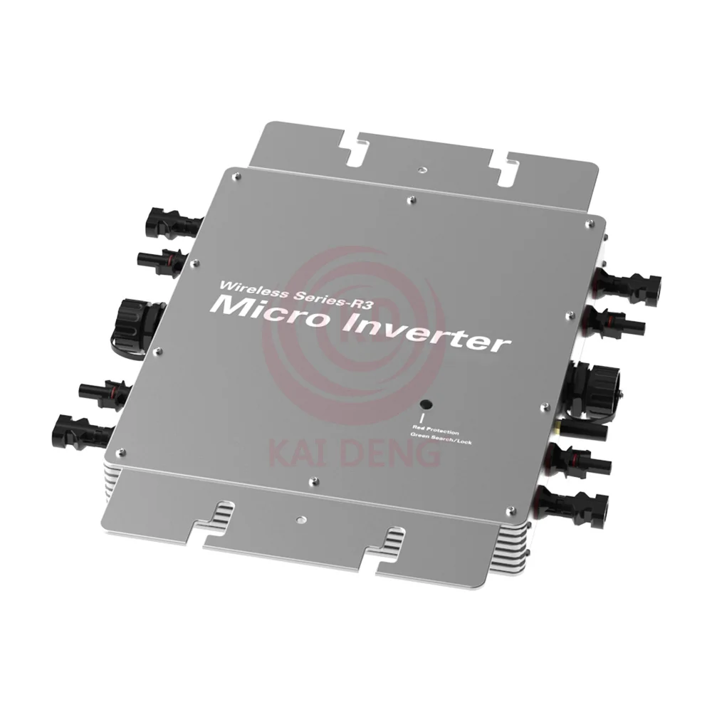 KD WVC 1200W IP65 Waterproof Solar Grid Tie Inverter DC to AC Grid Power micro Inverter AC110V 