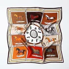 Scarf Sangli New Fashion Excellent Quality Real Silk Satin Scarf For Women 53*53