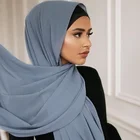 Chiffon Head Scarf New Design Fashion Bubble Chiffon Crinkle Hijab For Muslim Women Head Scarf Chiffon Scarf