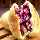 Food Traditional Food Round Flat Cake Rose Stuffing Flowers Pastry Cookies Biscuits