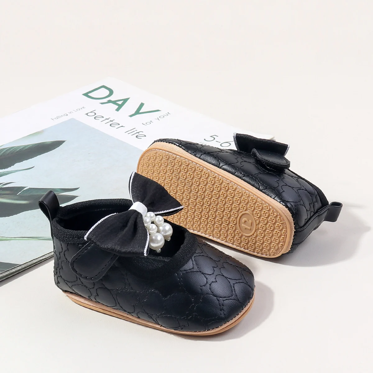 High Quality Bowknot Design Soft PU Leather Newborn Baby Infant Toddler Girls Shoes 2025 manufacture
