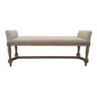 Wooden Bench Antique Wooden Furniture Simon Upholstered Bench HL244
