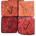 Coral Coralcoral Dark Red Color Coral Gemstone Bricks Make Wholesale