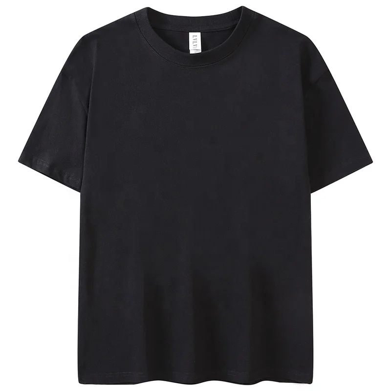 Mens Tshirts Custom Logo Eco Friendly Tshirt Wholesale 100% Cotton T Shirt White Black T Shirt