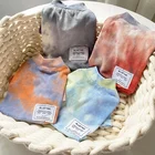 Fashion Fashion Fashion Dog Tie-dye T Shirt Hoodie Set Spring Summer Pullover
